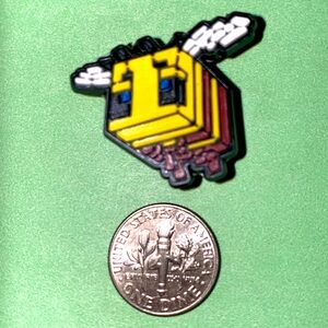 (10 for $15) Bee Minecraft Crocs Shoes Charms